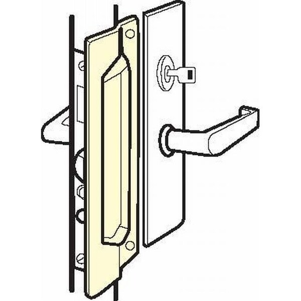 3" x 11" Latch Protector for Outswing Doors with EBF Fasteners
